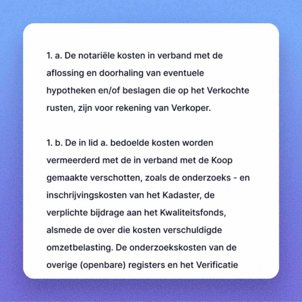 Krijg heldere uitleg van juridische taal screenshot